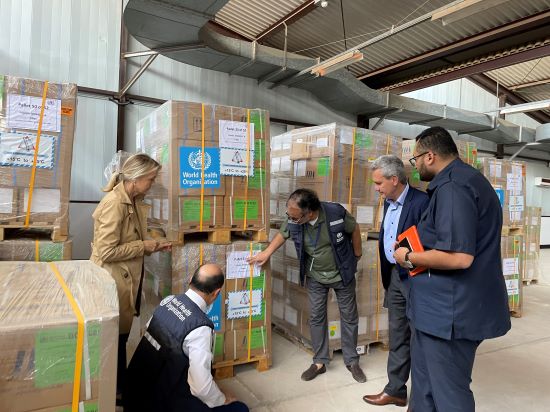 WHO airlifts emergency medical supplies to Libya
