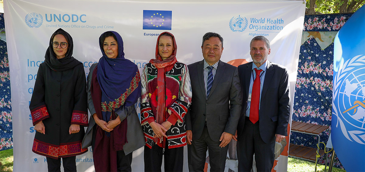 The EU provides an additional €10 million in funding to the World Health Organization and the United Nations Office on Drugs and Crime to advance mental health and drug use disorder services in Afghanistan
