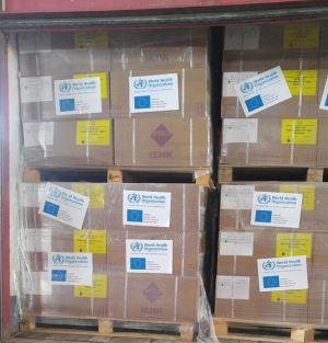 WHO delivers ECHO-funded essential medical supplies to Aljalaa hospital in Benghazi