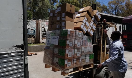 WHO distributes urgently needed medical supplies as Libya conflict continues