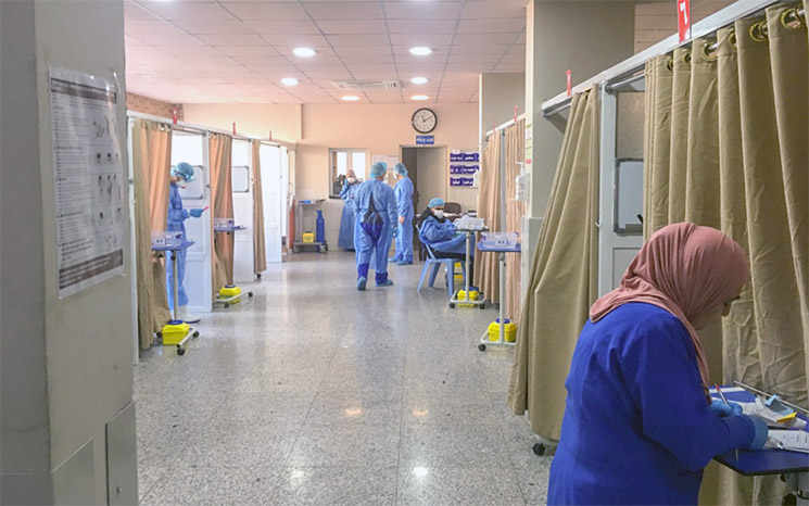 A number of H1N1 suspected cases were admitted to Shaheed Hemin Hospital in Suleimaniya governorate on 25 December 2018 A number of H1N1 suspected cases were admitted to Shaheed Hemin Hospital in Suleimaniya governorate on 25 December 2018