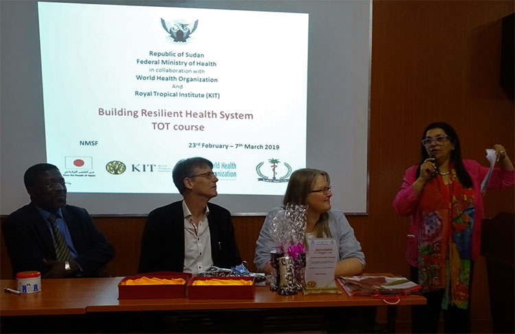 نحو نظام صحي مرن ومستدام في السودان نحو نظام صحي مرن ومستدام في السودان