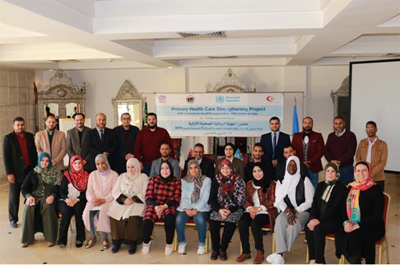 نظمت منظمة الصحة العالمية بالتعاون مع وزارة الصحة الليبية ورشة عمل لمدة ثلاثة أيام حول نظام معلومات الصحة بالمناطق نظمت منظمة الصحة العالمية بالتعاون مع وزارة الصحة الليبية ورشة عمل لمدة ثلاثة أيام حول نظام معلومات الصحة بالمناطق