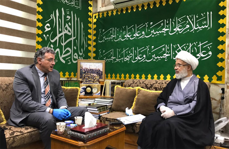 منظمة الصحة العالمية تشيد بجهود المرجعية الدينية العليا في العراق وتثمن حثها المواطنين على اتباع التعليمات الصحية من اجل انقاذ الارواح من خطر كوفيد 19 منظمة الصحة العالمية تشيد بجهود المرجعية الدينية العليا في العراق وتثمن حثها المواطنين على اتباع التعليمات الصحية من اجل انقاذ الارواح من خطر كوفيد 19