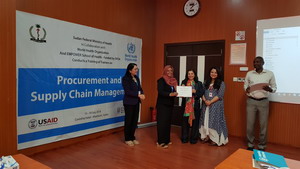WHO and Ministry of Health invest in national capacities for procurement and supply chain management