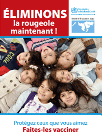 Semaine de la Vaccination dans la Région : éliminons la rougeole maintenant, 21 avril 2013