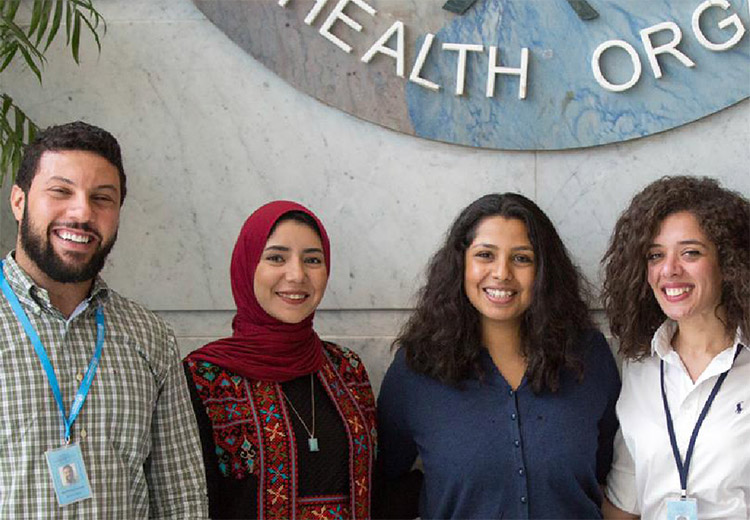 Interns group photo