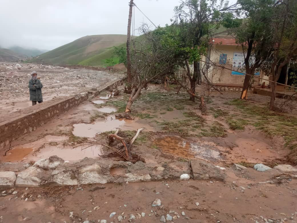 The catastrophic floods caused extensive damage, including to health facilities, as shown in this image of Lata Band health facility, taken on 11 May 2024. Photo credit: WHO/WHO Afghanistan