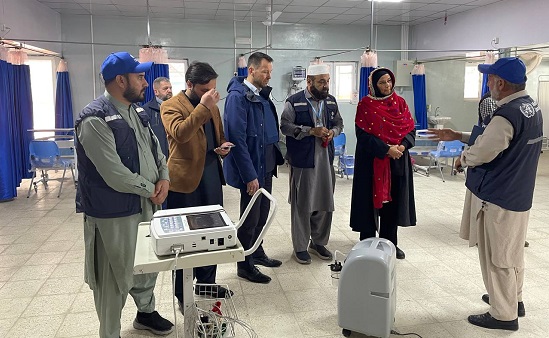 WHO joins forces with the European Civil Protection and Humanitarian Aid Operations to support health needs in Afghanistan