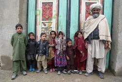 Mohammad Nasir ensures that his children and grandchildren receive the crucial drops of polio vaccine on every campaign. Parents are just some of the thousands of people who play important roles in eradicating polio from Afghanistan. © WHO/J.Jalali