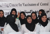 28 newly-qualified female vaccinators to deliver health services to women and children in their districts