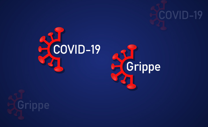 Similitudes et différences entre la COVID-19 et la grippe