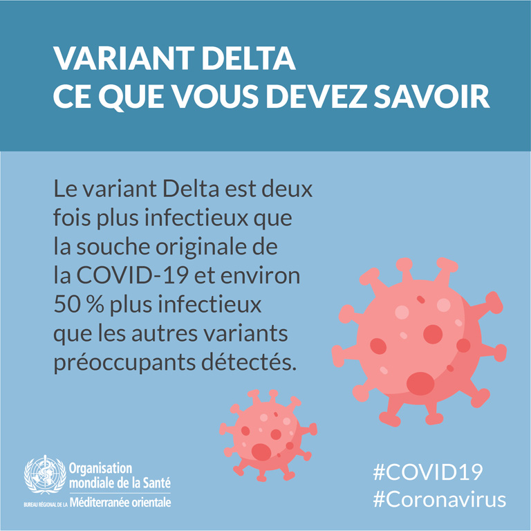 Delta variant social media card 1 - French