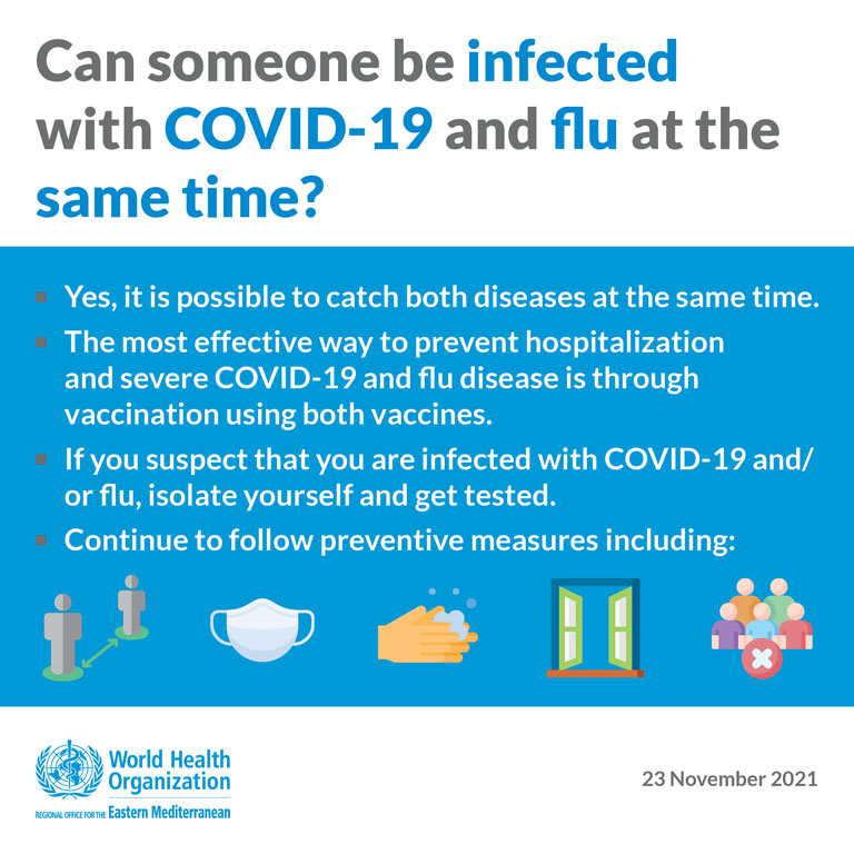 COVID-19 vs influenza media card - 4 - English