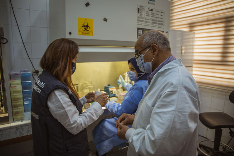 WHO helps assess and strengthen laboratory diagnostic capacity for high-threat pathogens in Libya