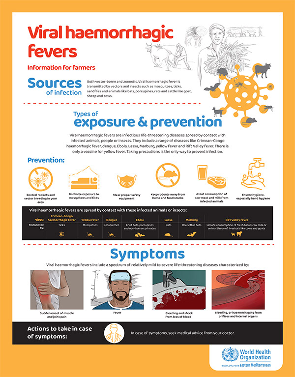 Affiches sur les fièvres hémorragiques virales