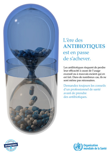 World Antibiotic Awareness Week 2017 - Poster - Think twice. Seek advice