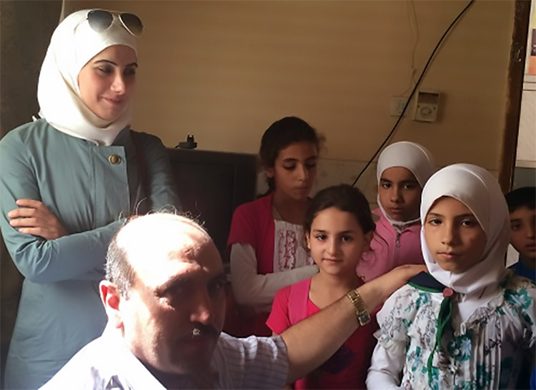 Curing Leishmaniasis in northwest Syria