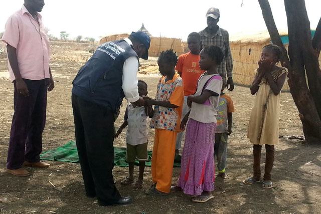 To protect children against vaccine-preventable diseases, WHO and UNICEF supported a mass immunization campaign by the Federal Ministry Of Health in White Nile camps in April 2017 together, during which 1600 children (6 months–15 years old) were vaccinated against measles, and 1680 children (under 5 years) were vaccinated against polio. To reduce the risk of diseases transmitted by mosquitoes, WHO conducted vector control campaigns which will protect around 6000 people. The campaign included indoor vector control activities and all breeding sites in targeted areas of White Nile and East Darfur camps were identified and treated.