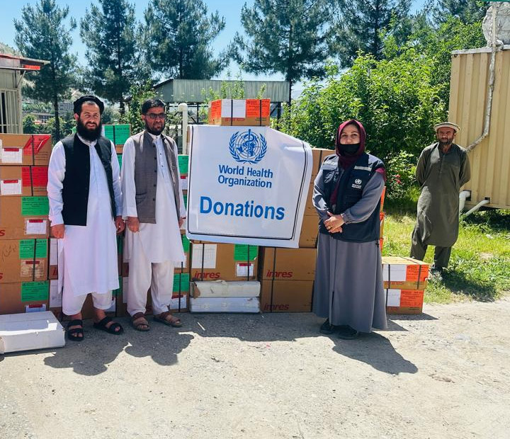 WHO swiftly delivers 7 metric tonnes of medical supplies to flood-hit northern Afghanistan