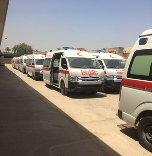 20 new ambulances to strengthen referral pathway in Mosul, Anbar and Kirkuk