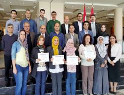 Group photo of participants at the end of project management workshop