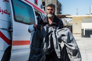 Separated by conflict but reunited: health care in action