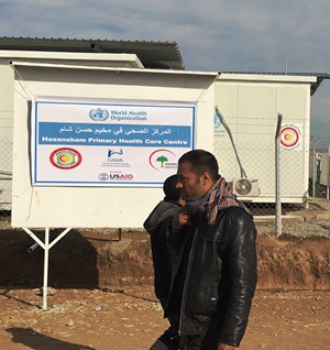 WHO and health authorities expand health services for IDPs in Hasansham camp