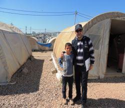 Member of TB review team at Essyan camp for internally displaced Yezidis