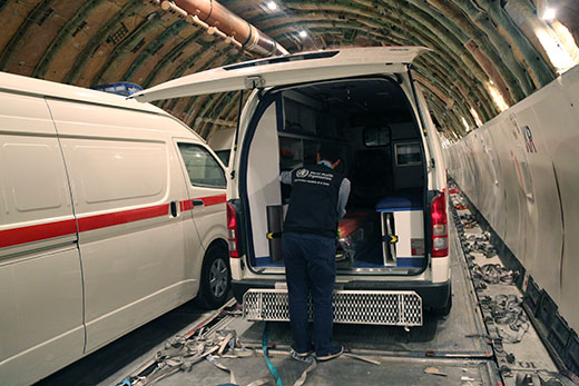 As trauma needs escalate in west Mosul more ambulances are deployed