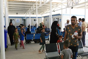 WHO opens a new primary health care centre to cope with the increasing demand for health care services in Kirkuk