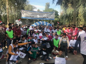 Walk the Talk: WHO joins the Ministry of Health and other partners in a marathon to mark National Day for Physical Activity in Iraq
