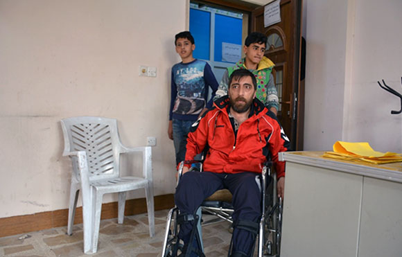 36-year-old Saif Muhaned Nima_Mosul is a victim of the conflict in Mosul