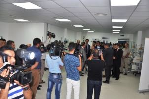 The media covered the opening of the new neonatal intensive care unit at Heevi Pediatric Hospital