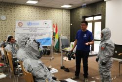WHO supports Iraqi capacity-building on mass casualty management of chemical agents usage