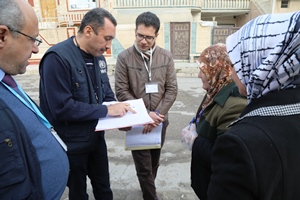WHO staff conduct support supervision visits to ensure a quality polio campaign in Erbil