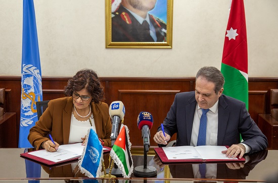 WHO Jordan and Ministry of Health sign country support plan 2022–2023