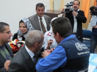 Launch of the third national polio vaccination campaign in Jordan