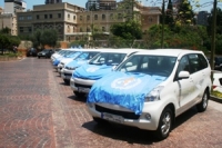 WHO provides vehicles to the Lebanese Ministry of Public Health