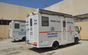 WHO provides mobile clinics to Benghazi, funded by ECHO