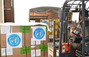 WHO is providing inter-agency health kits containing medicines and medical supplies for 200,000 people as part of its response to the ongoing crisis in Iraq.