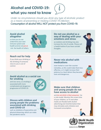 Alcohol does not protect against COVID-19 and its access should be restricted during lock down