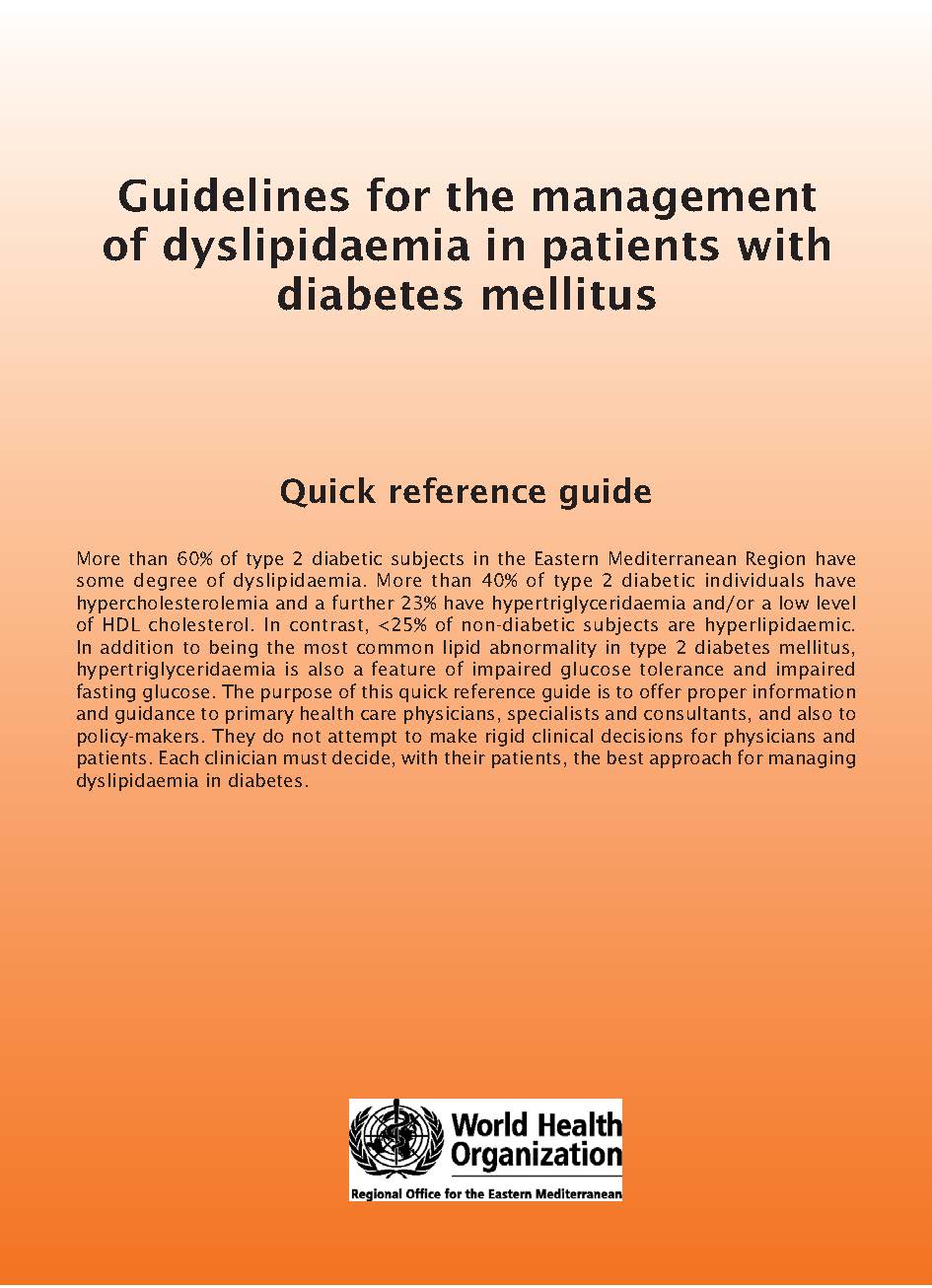 Dyslipidaemia in patients with diabetes