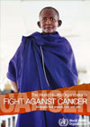 Image shows publication cover entitled Fight against cancer: Strategies that prevent, cure and care