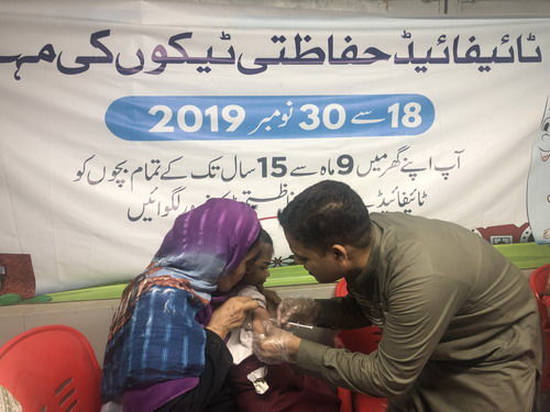 More than 9.4 million children vaccinated against typhoid fever in Sindh