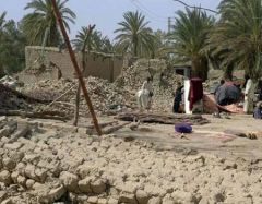 People display great resilience as they construct temporary shelters in the wake of the earthquake