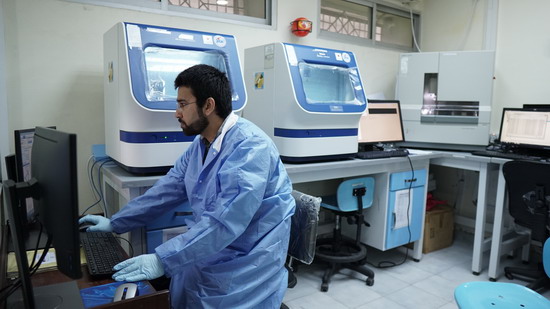 Regional reference laboratory for polio upgraded with support from Government of Japan