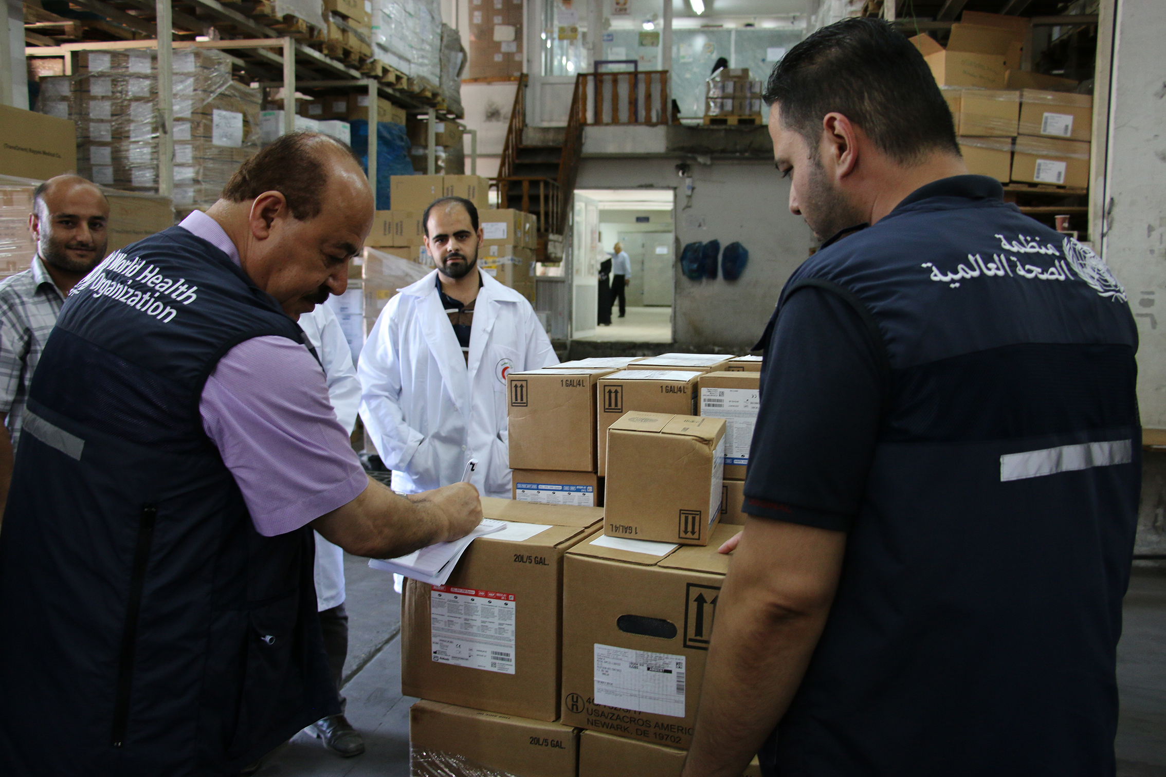 WHO delivers medical supplies: A lifeline to Gaza’s collapsing health system, July 2018