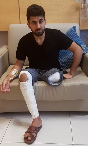 WHO talks to Yousef, journalist shot in leg during protests, after referral out of Gaza