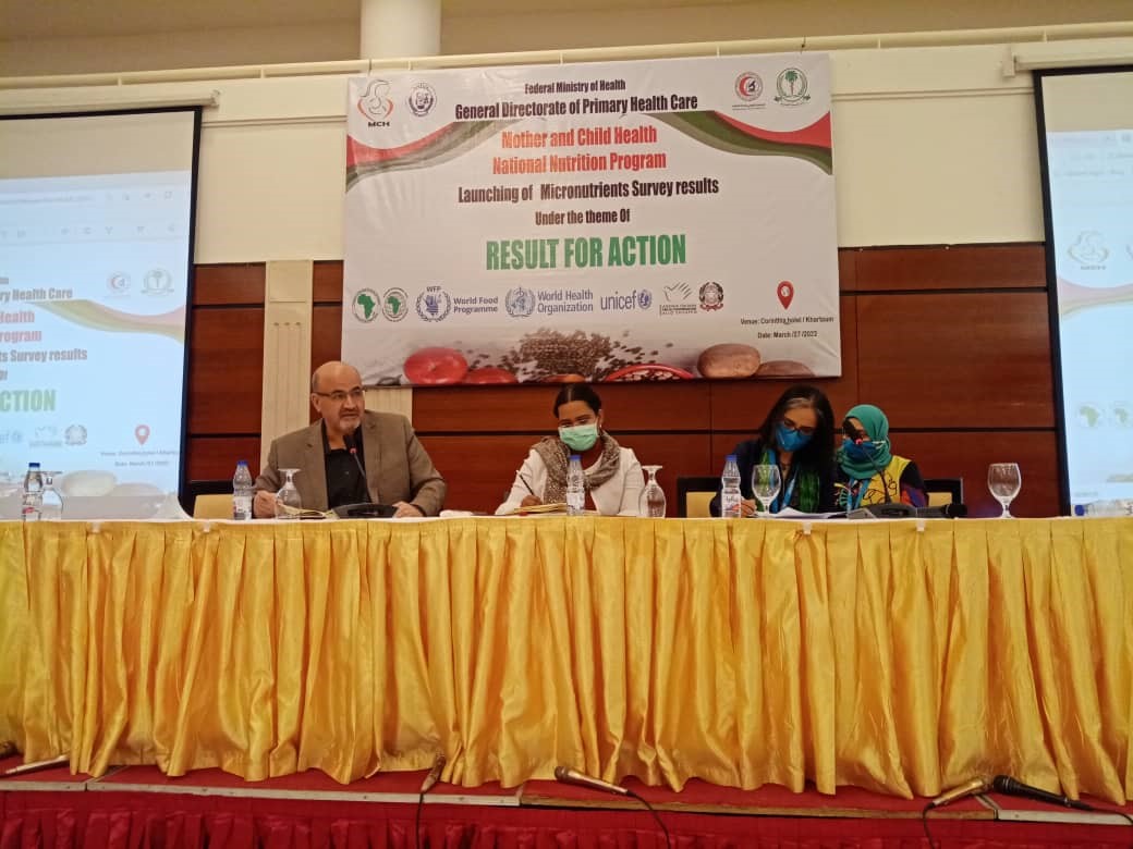 Sudan releases findings of 2019 national micronutrient survey